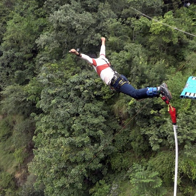 Adventure in Nepal Bungee Jump and Paragliding